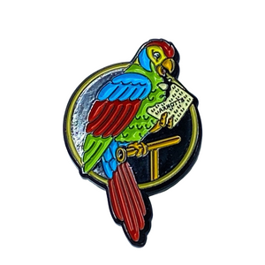 Parrot Lapel Pin